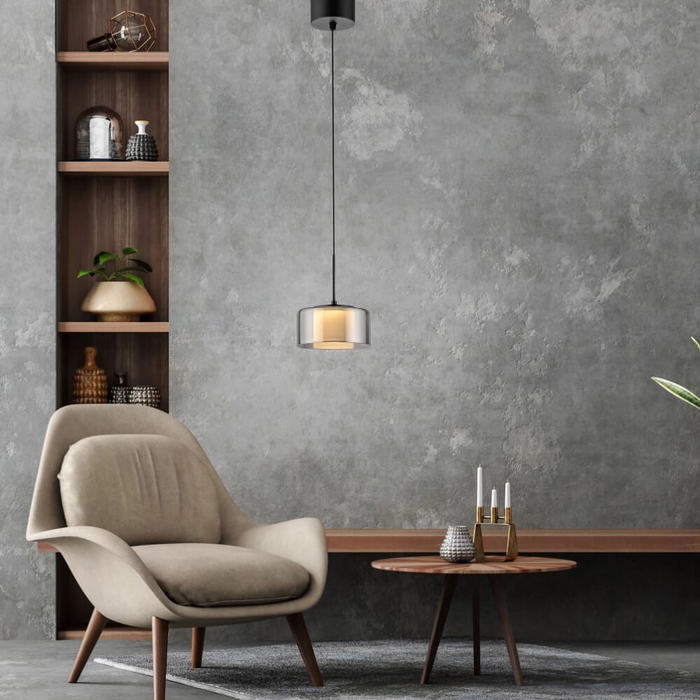Zwarte hanglamp Rika modern Paul Neuhaus 4012248383063