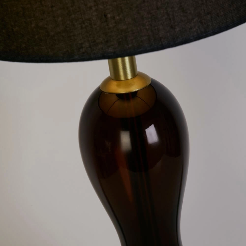 Zwarte tafellamp Marakesh met kap Searchlight 5053423267722