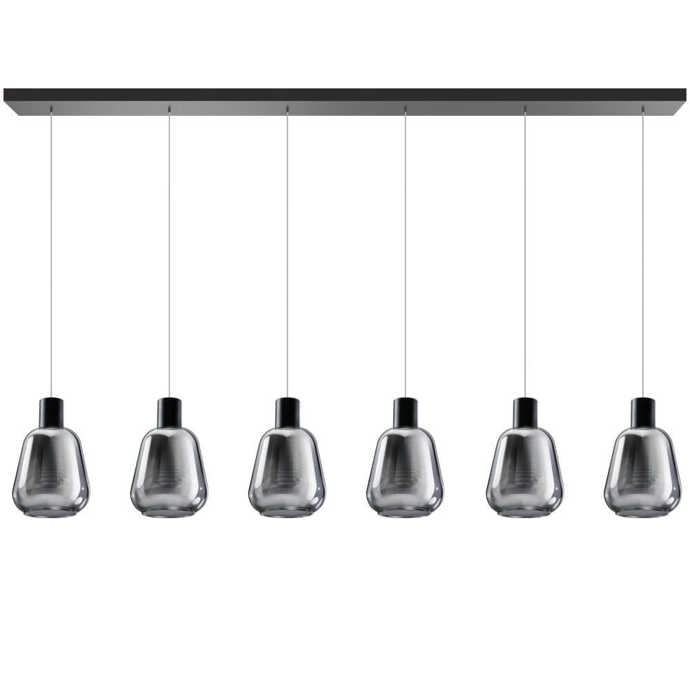 Eetkamer hanglamp Gary 6 lichts