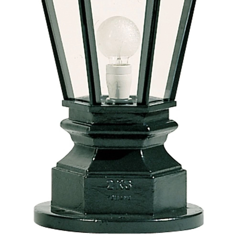 Nostalgische tuinlamp York 2 zwart KS verlichting 8714732182546