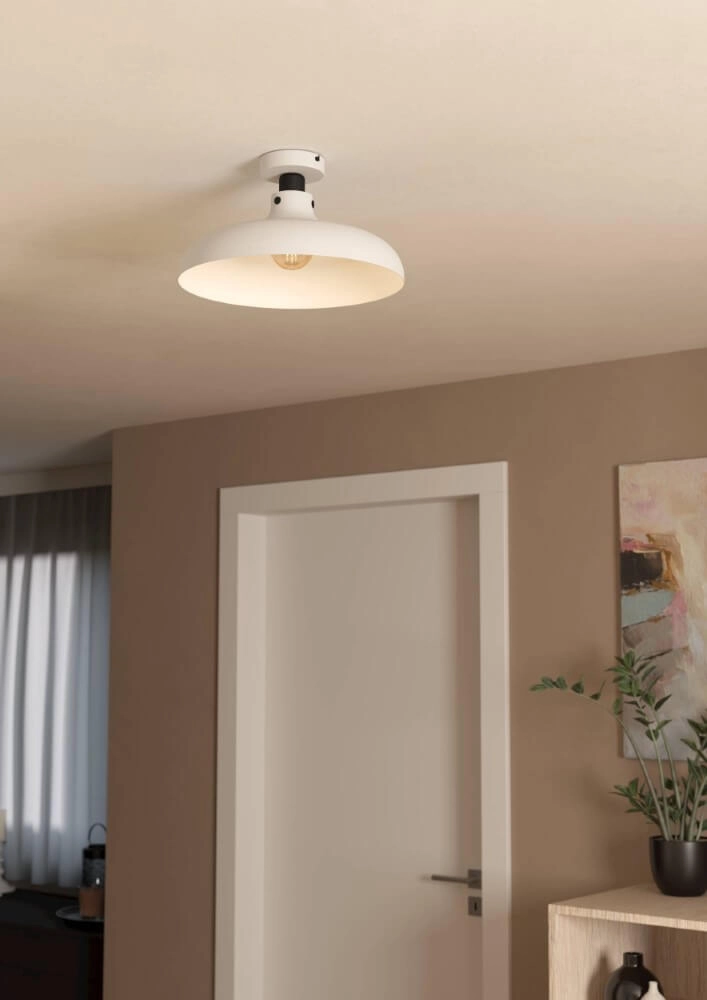 Grijze plafondlamp Matlock Ø 38cm Eglo 9002759438425