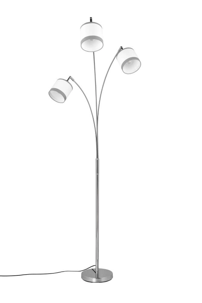 Staande lamp Davos wit 3-lichts Trio 4017807574296