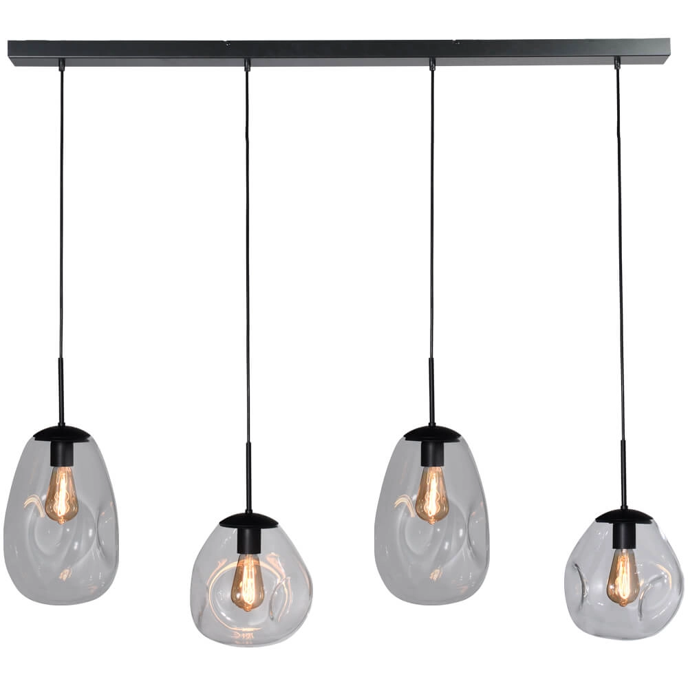 Hanglamp Lava 4x helder glas