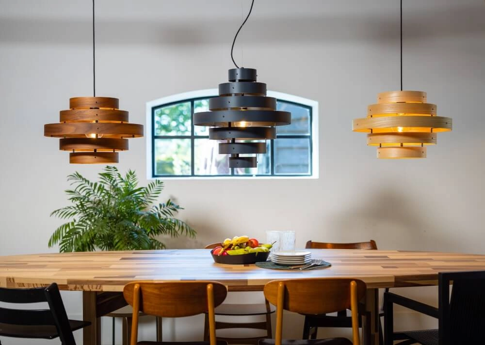 Houten hanglamp Oaknut 5-rings ETH 8720195304494