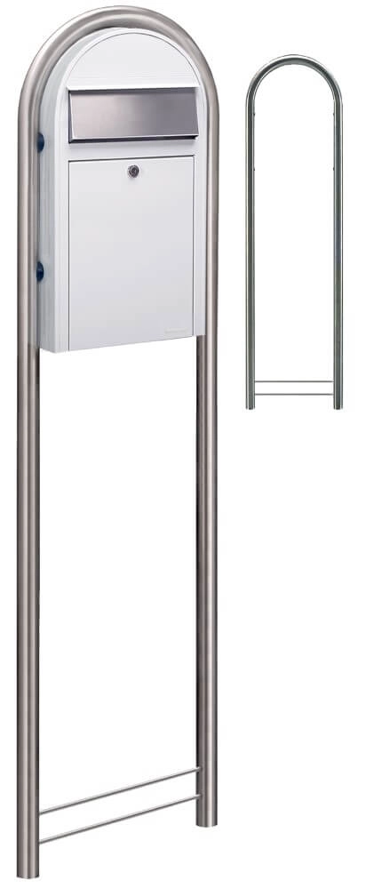 Brievenbus Grande S 9016 i Wit Bobi 6417237037282
