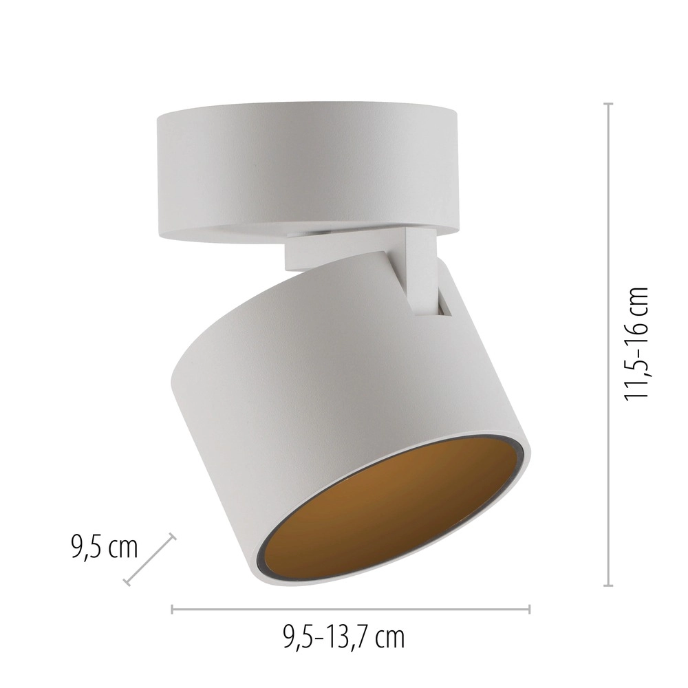 Strakke opbouwspot Pure Cup snow white Paul Neuhaus 4012248395578