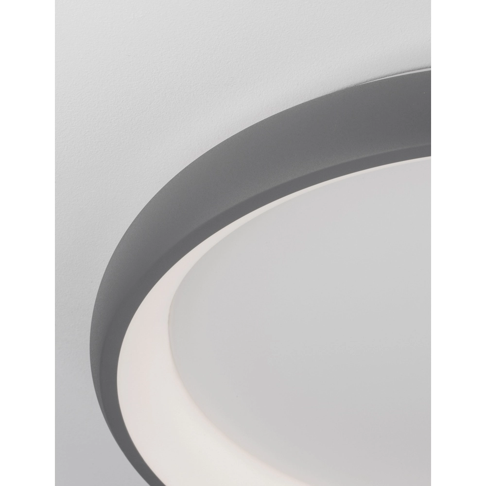 Plafondlamp Albi grijs Ø 61cm Lyora 5212017419569