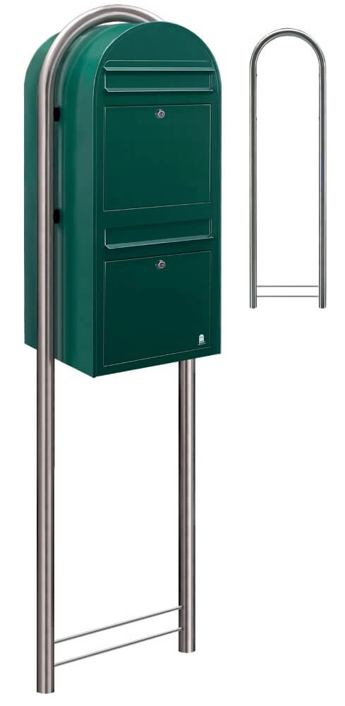 Brievenbus Duo 6005 Donkergroen Bobi 6417237014061