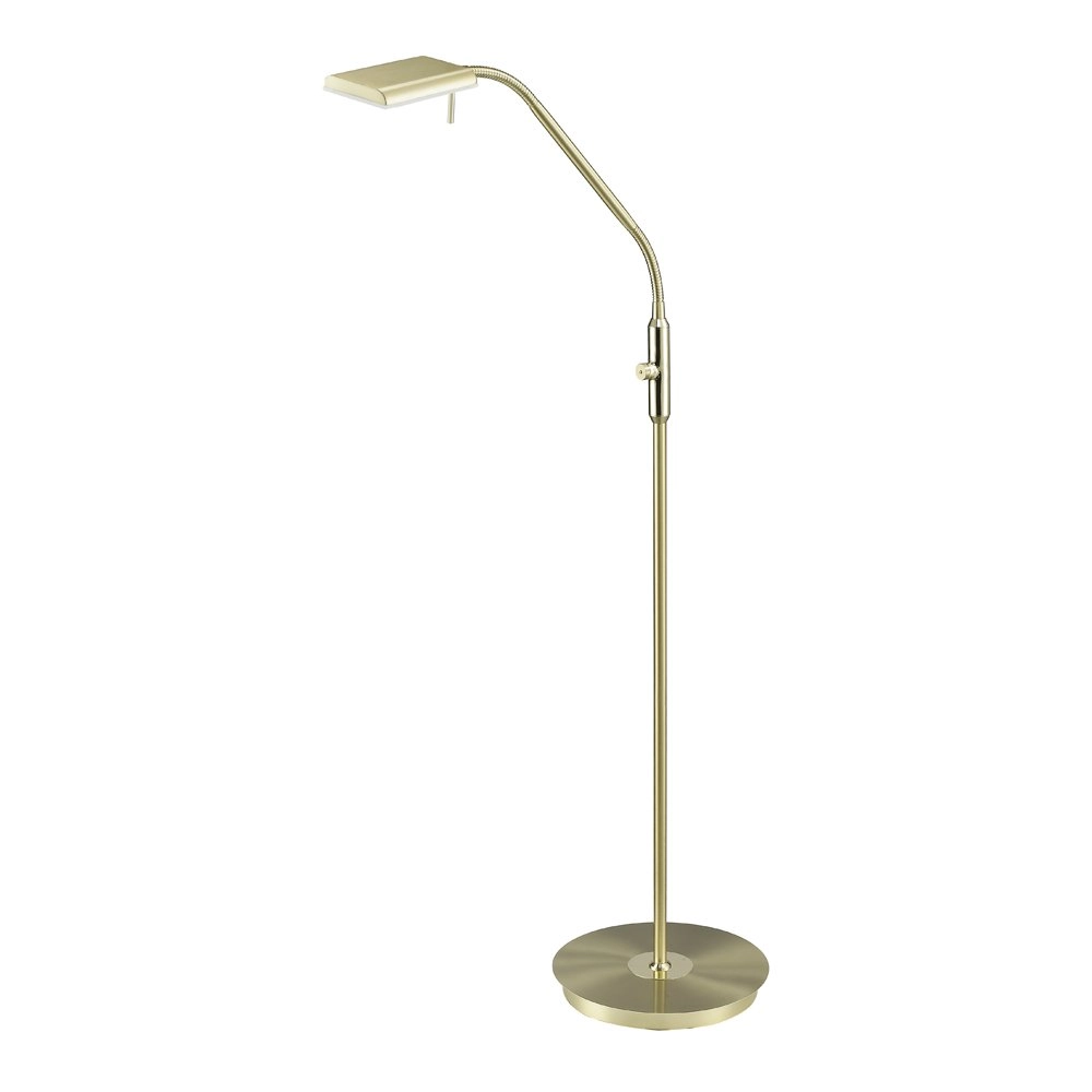 Led leeslamp Bergamo messing mat
