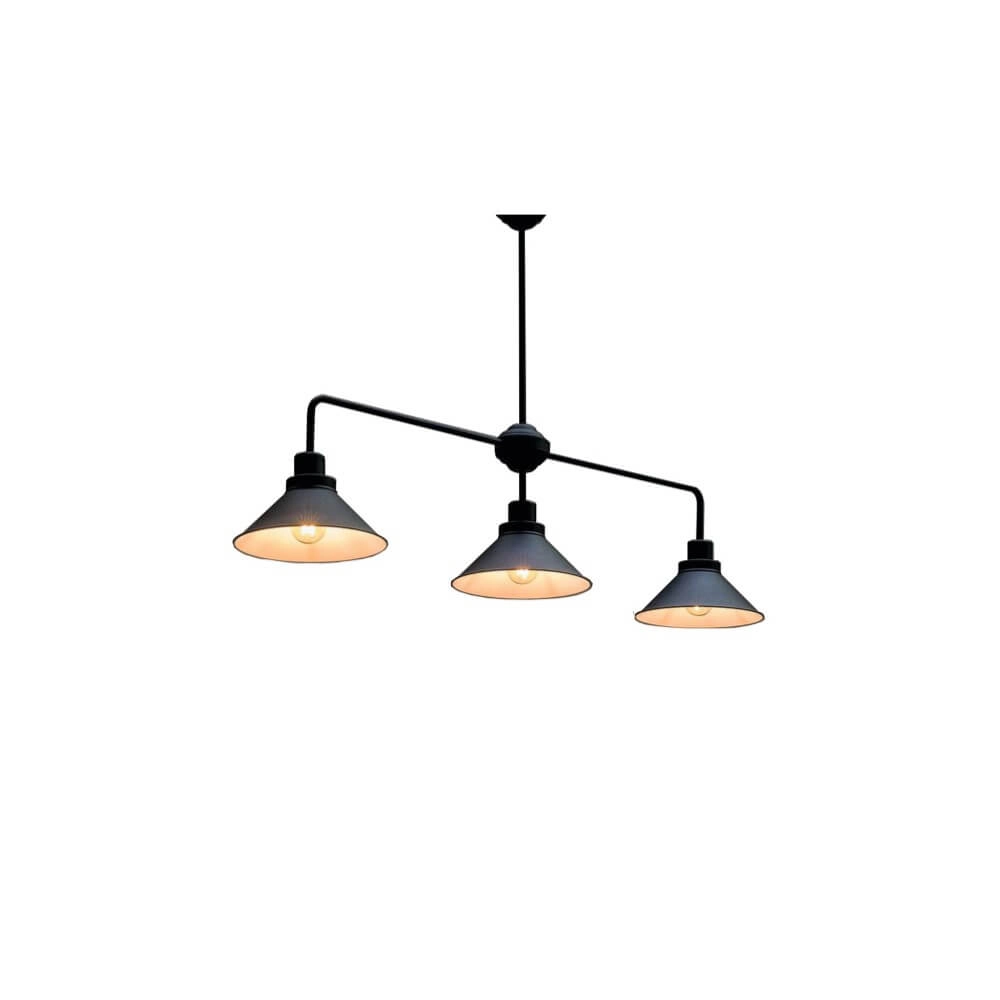 Landelijk hanglamp Craft 3x E27