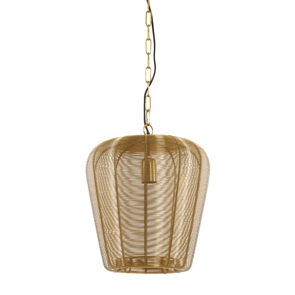 Gouden hanglamp Adeta Ø 31cm