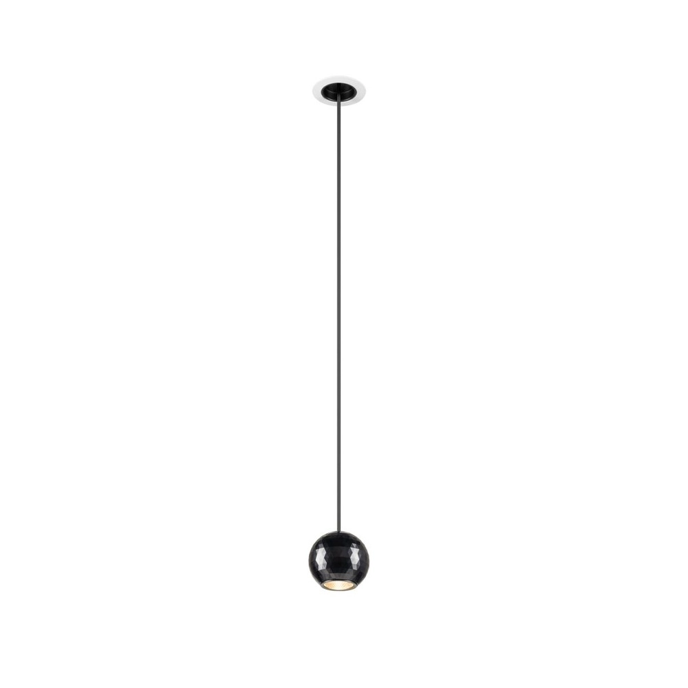 Inbouw hanglamp Dysko zwart