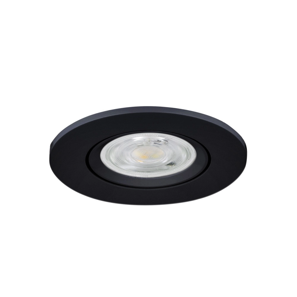Inbouwspot Barranco zwart Ø 8,4cm IP44 - 4000K Eglo 9008606359288