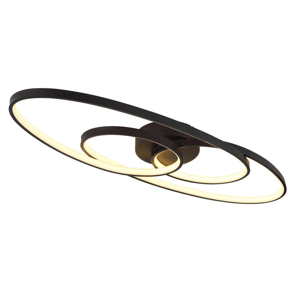 Design plafondlamp Spira zwart