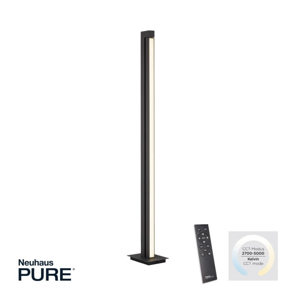 Vloerlamp Pure-Lines antraciet Paul Neuhaus 4012248366325
