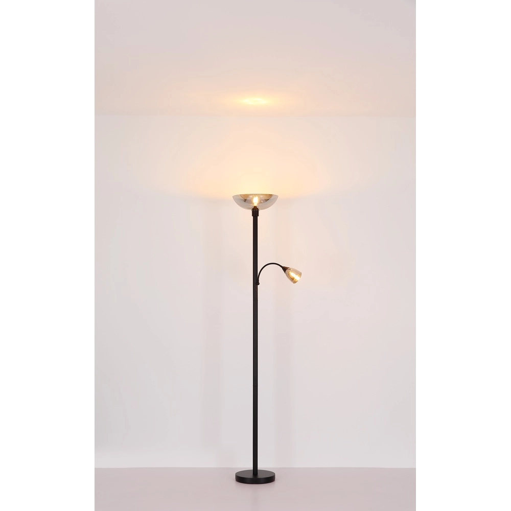 Vloerlamp Blade zwart Globo 9007371451951