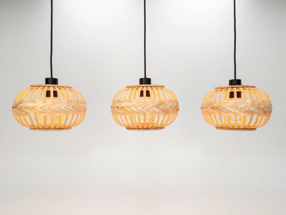 Rotan 3-lichts hanglamp Amsfield 1 Eglo 9002759438630