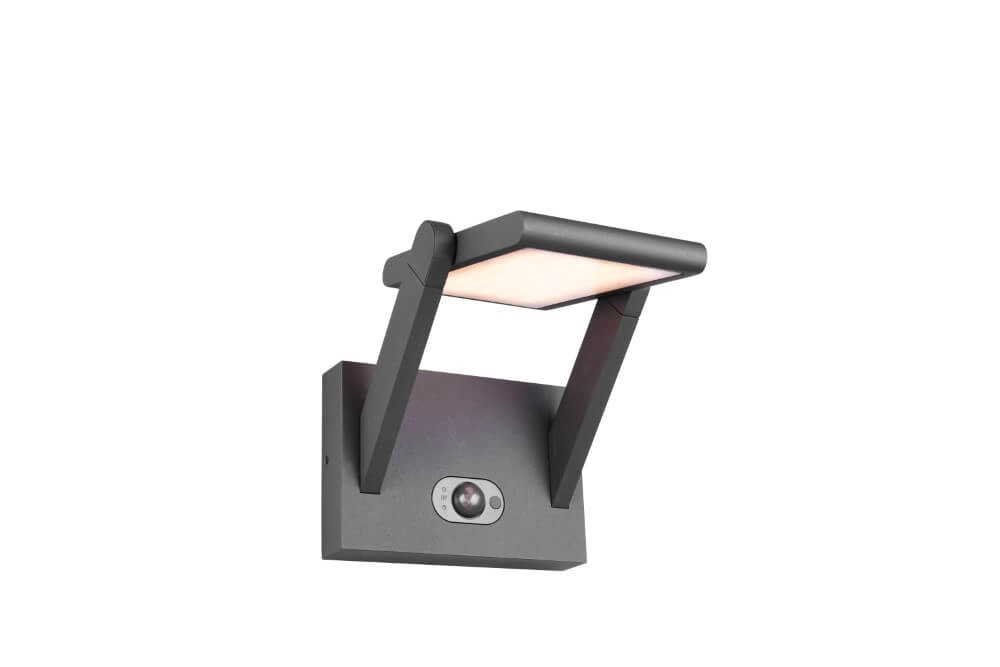 Hybride solar wandlamp Malawi met sensor Trio 4017807622508