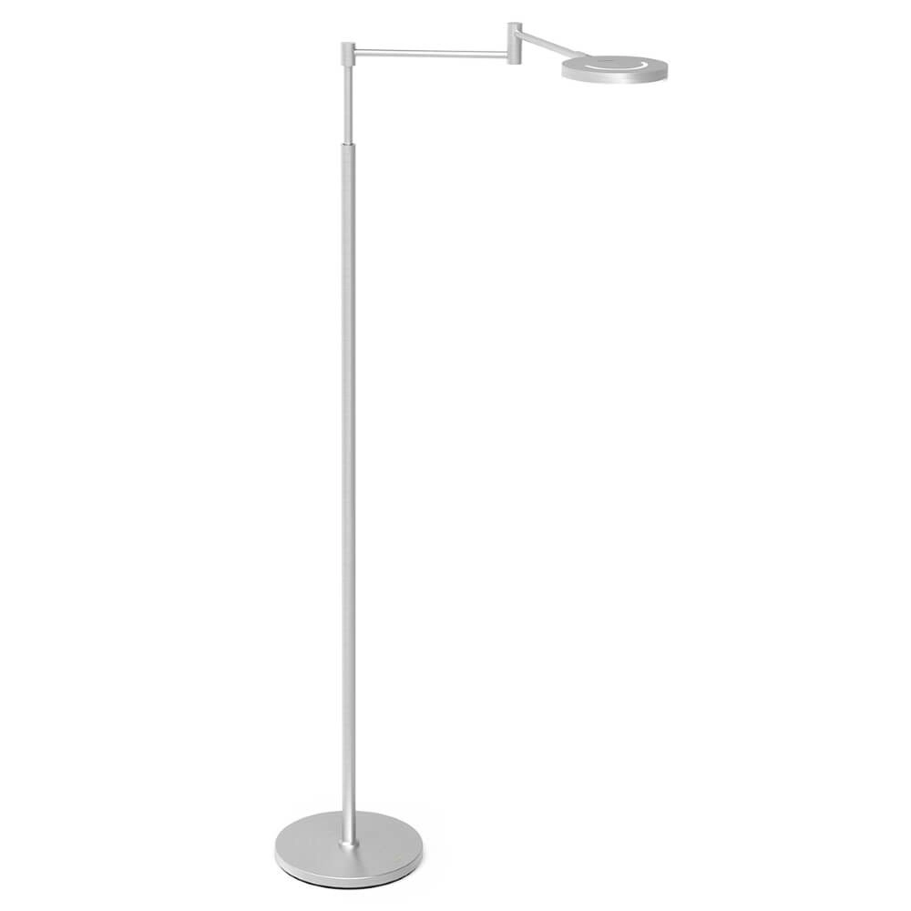 Oplaadbare led leeslamp Soleil geborsteld metaal