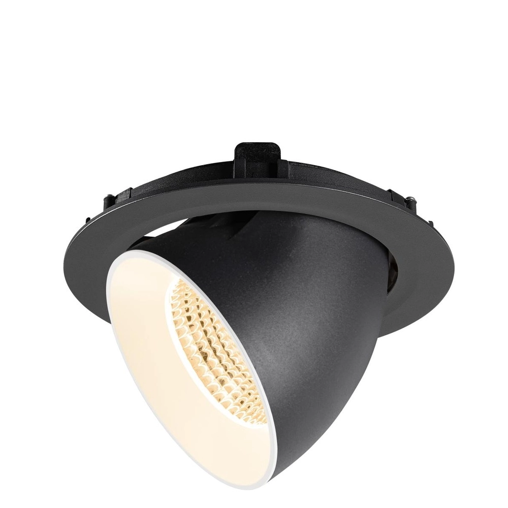 Inbouwspot Numinos Gimble XL zwart/wit 2700K - 55gr SLV 4024163308830