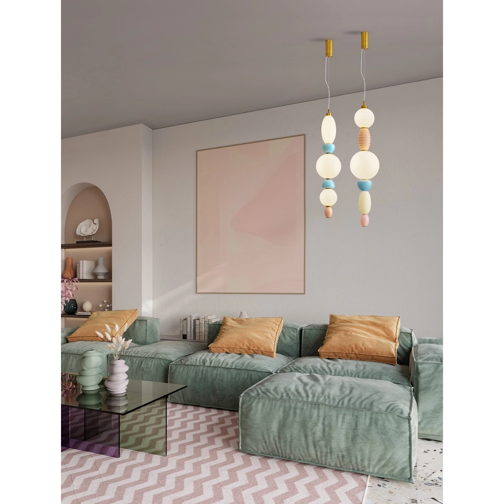 Hanglamp Obrie M gekleurd keramiek Lyora 5212017461650