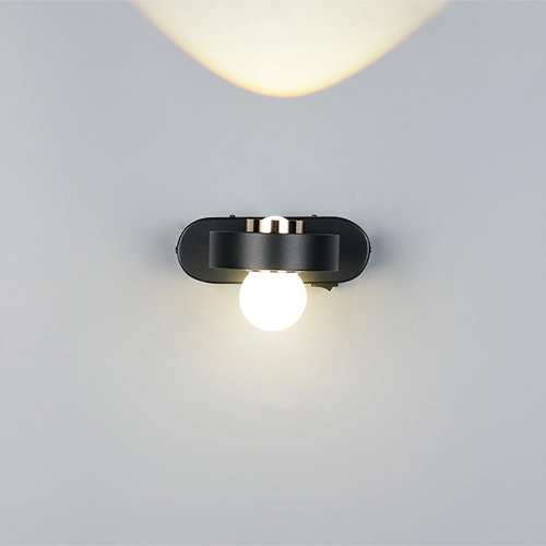 Wandlamp Arpino zwart 15cm Trio 4017807683639