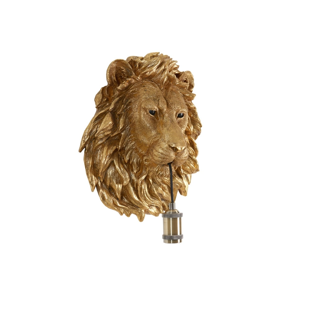 Wandlamp Lion brons leeuw Light & Living 8717807641085
