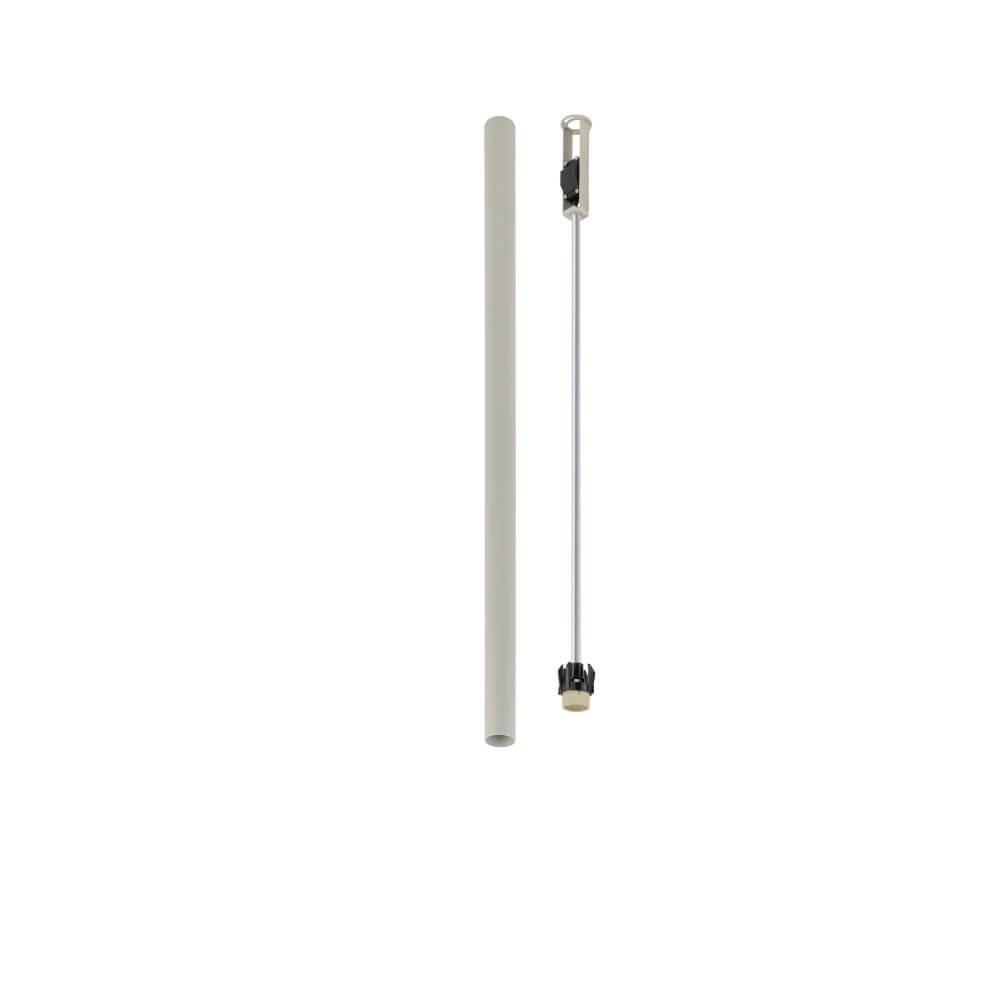 Lange opbouwspot Fourty M 75cm - lichtgrijs Lyora 5903139108867