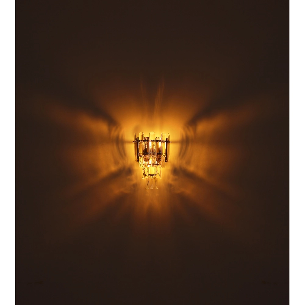 Wandlamp Orgina chroom met kristal Globo 9007371484140
