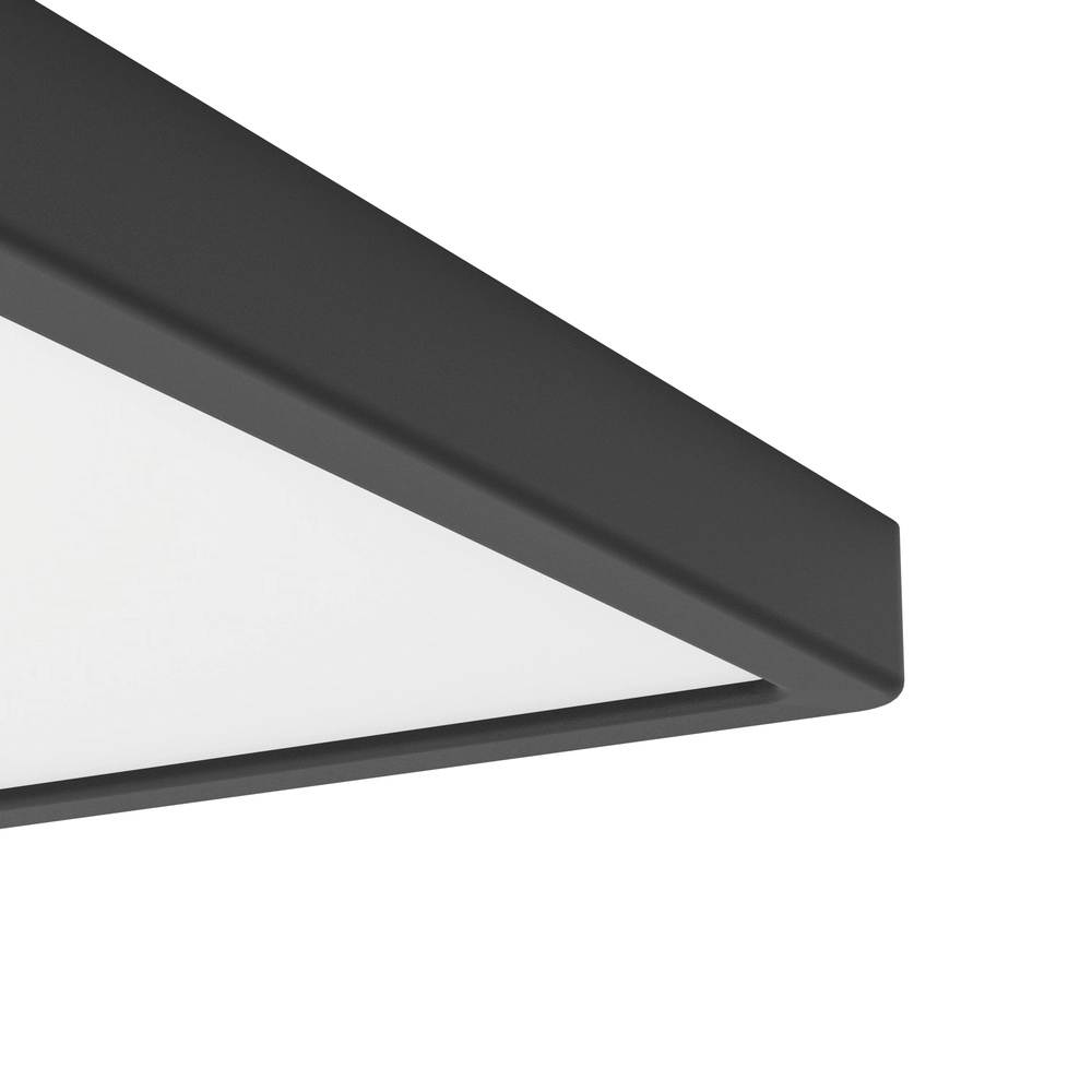 Zigbee plafondlamp Fueva 6-Z vierkant - zwart - 39x39cm Eglo 9008606330539