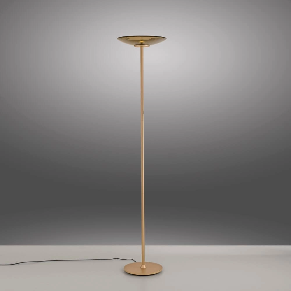 Bronze floor lamp Pure Moon design Paul Neuhaus 4012248382745