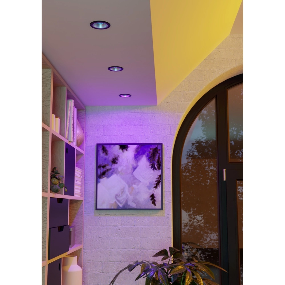 Inbouwspot smart Yebra-Z zwart met zilver Eglo 9008606359035