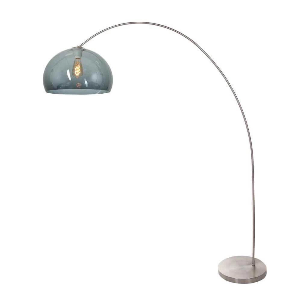Booglamp Solva metaal met smoke glas Steinhauer 8712746174946