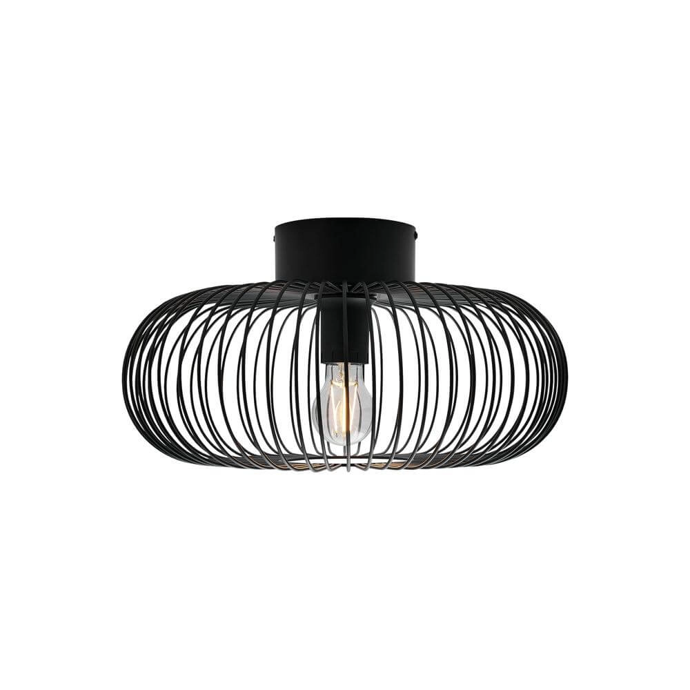 Spijltjes plafondlamp Beroni zwart Ø 40cm Nordlux 5704924018473