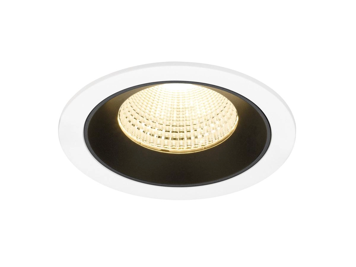 Inbouwspot Numinos L wit/zwart 3000K - 55gr