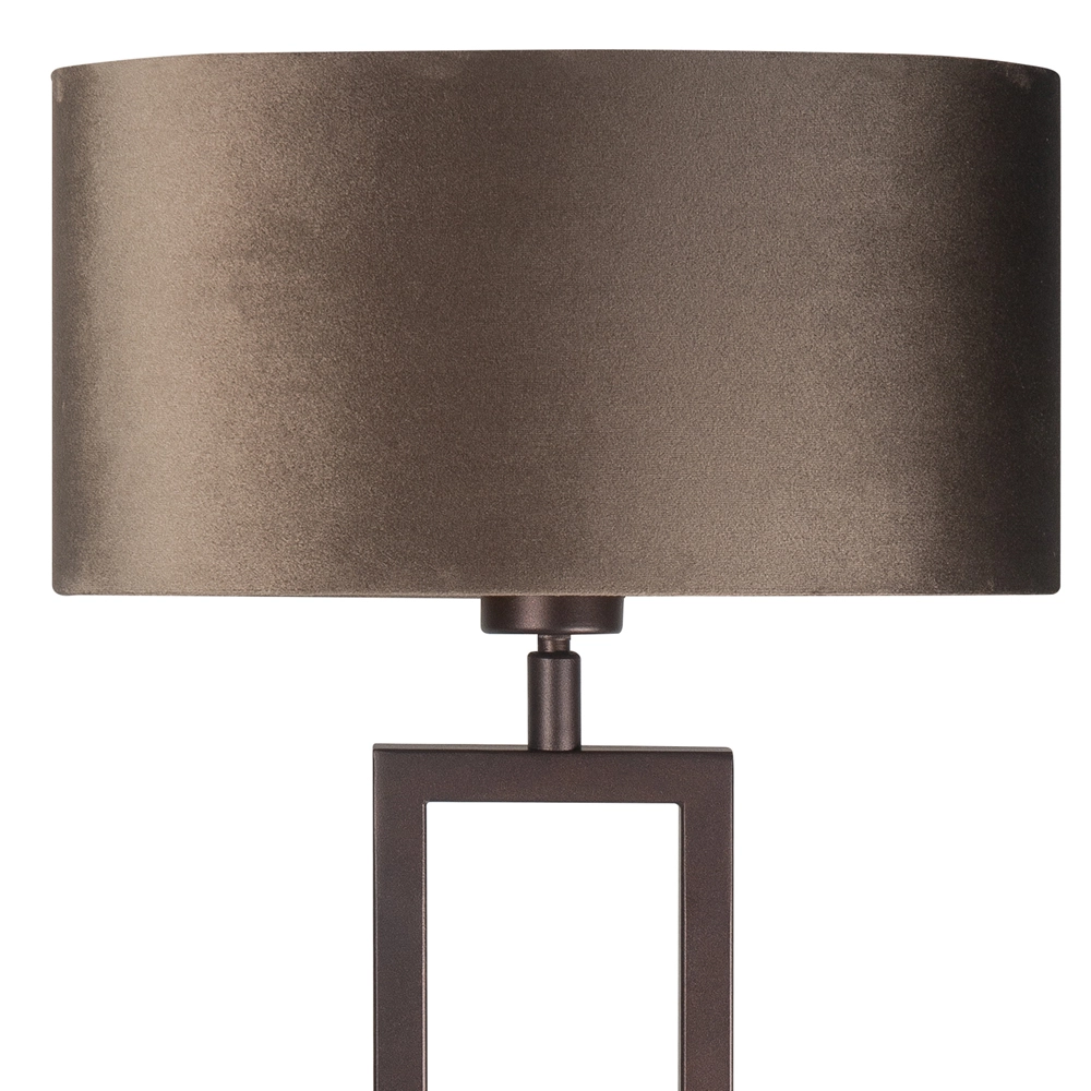 Tafellamp Monza choco 53cm Highlight 8718379050626
