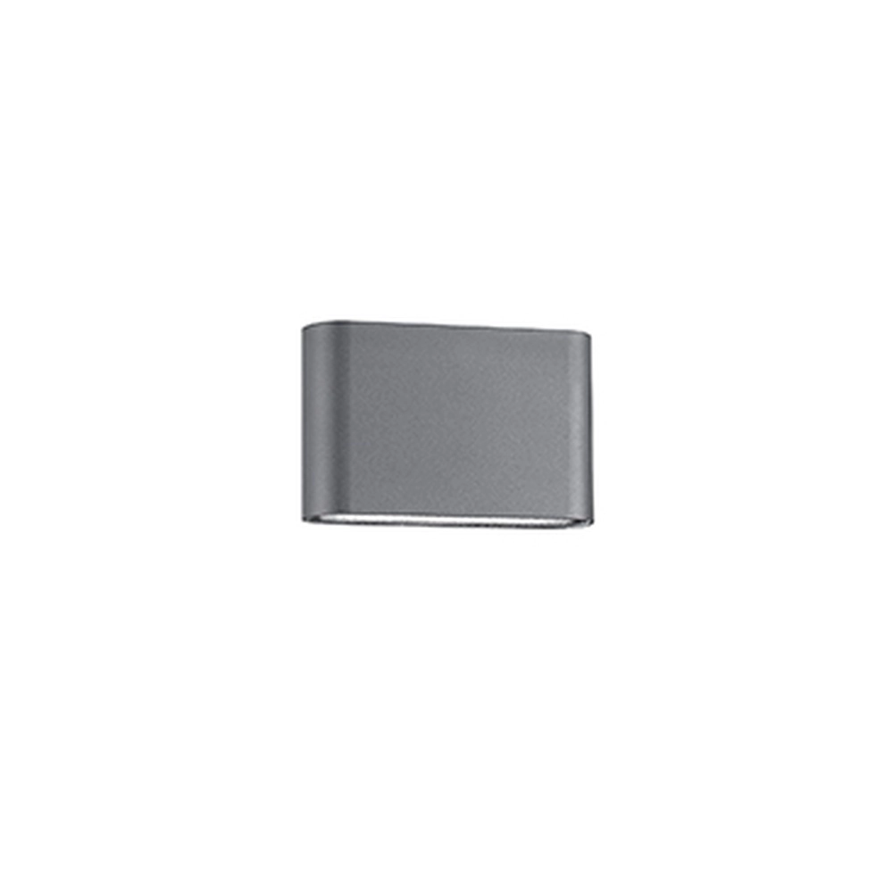 Strakke wandspot Soho M grijs