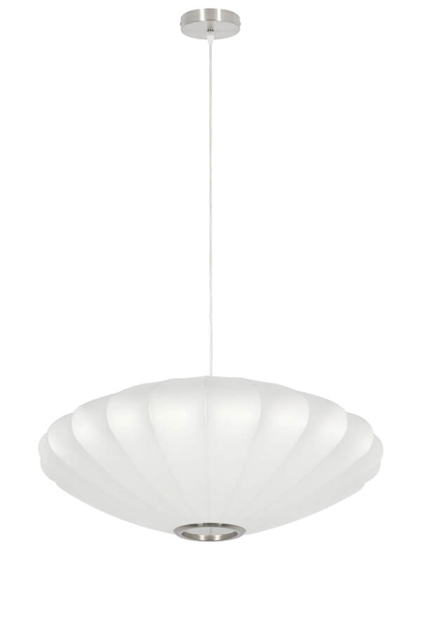 Japandi hanglamp Fay Ø 60cm wit Light & Living 8717807760373