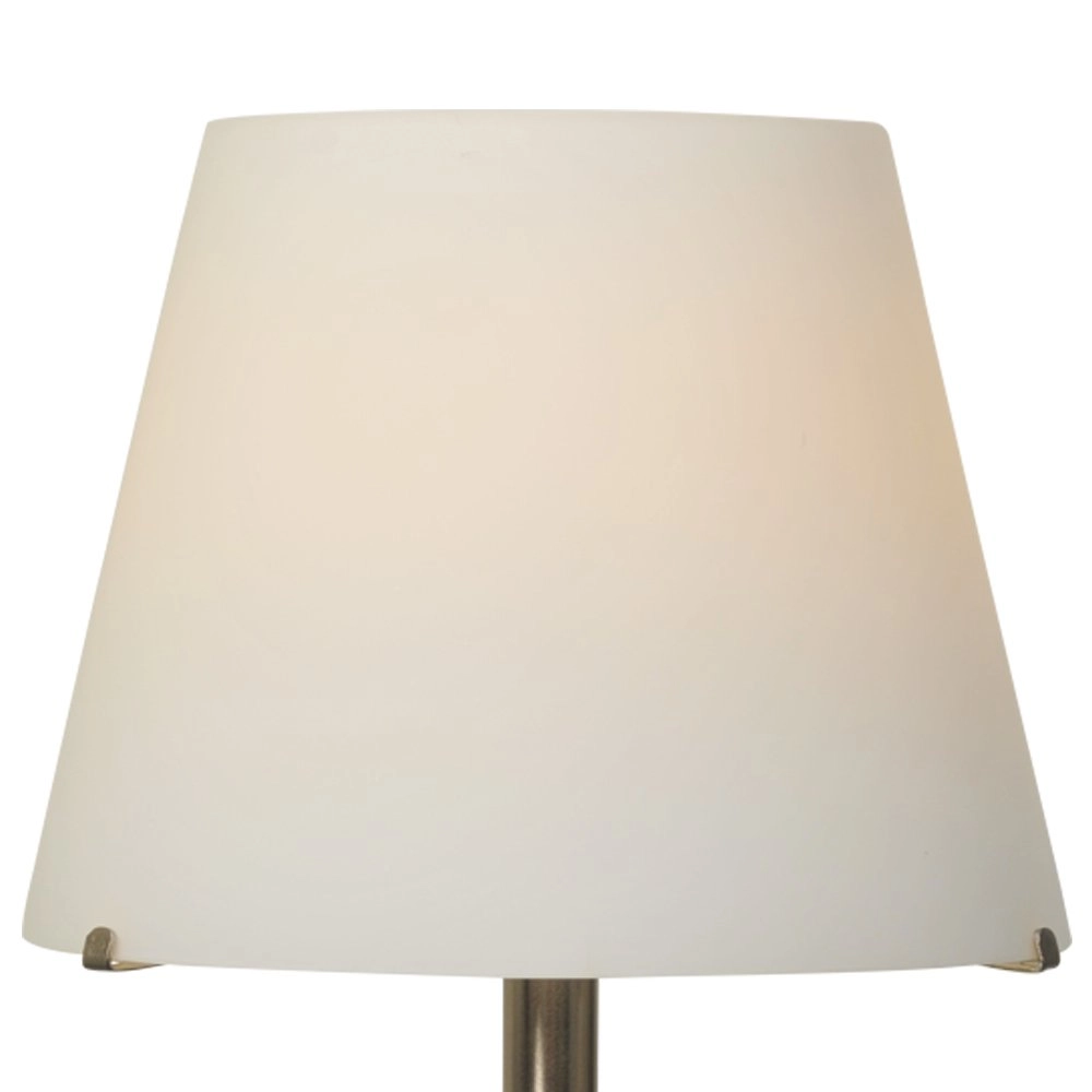 Tafellamp Calabro 44cm mataalgrijs met wit Masterlight 8718121093666