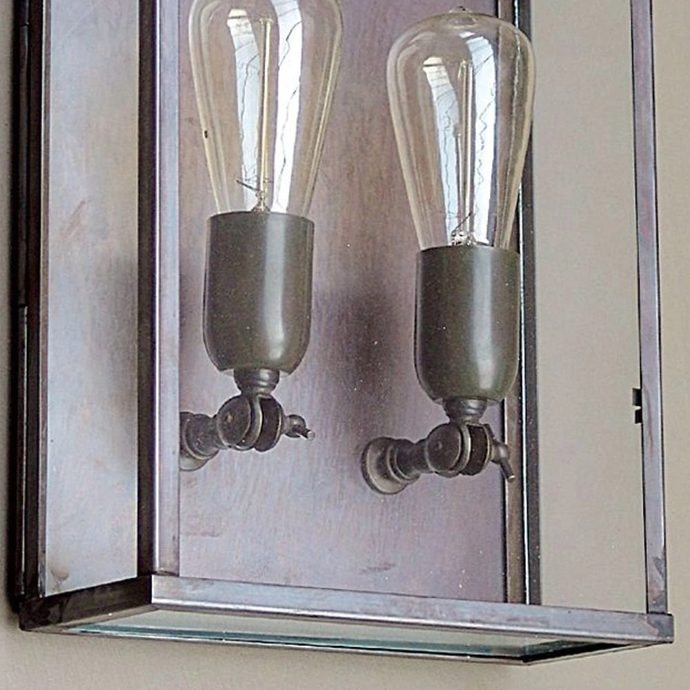 Landelijke Vitrine 2L Large wandlamp Authentage 8716803505421