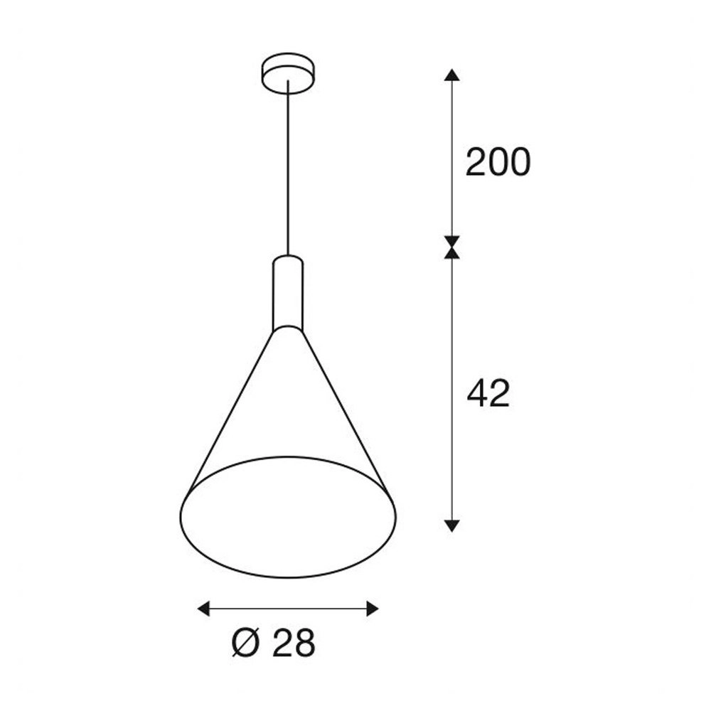 Design hanglamp Phelia Ø 28cm SLV 4024163231442
