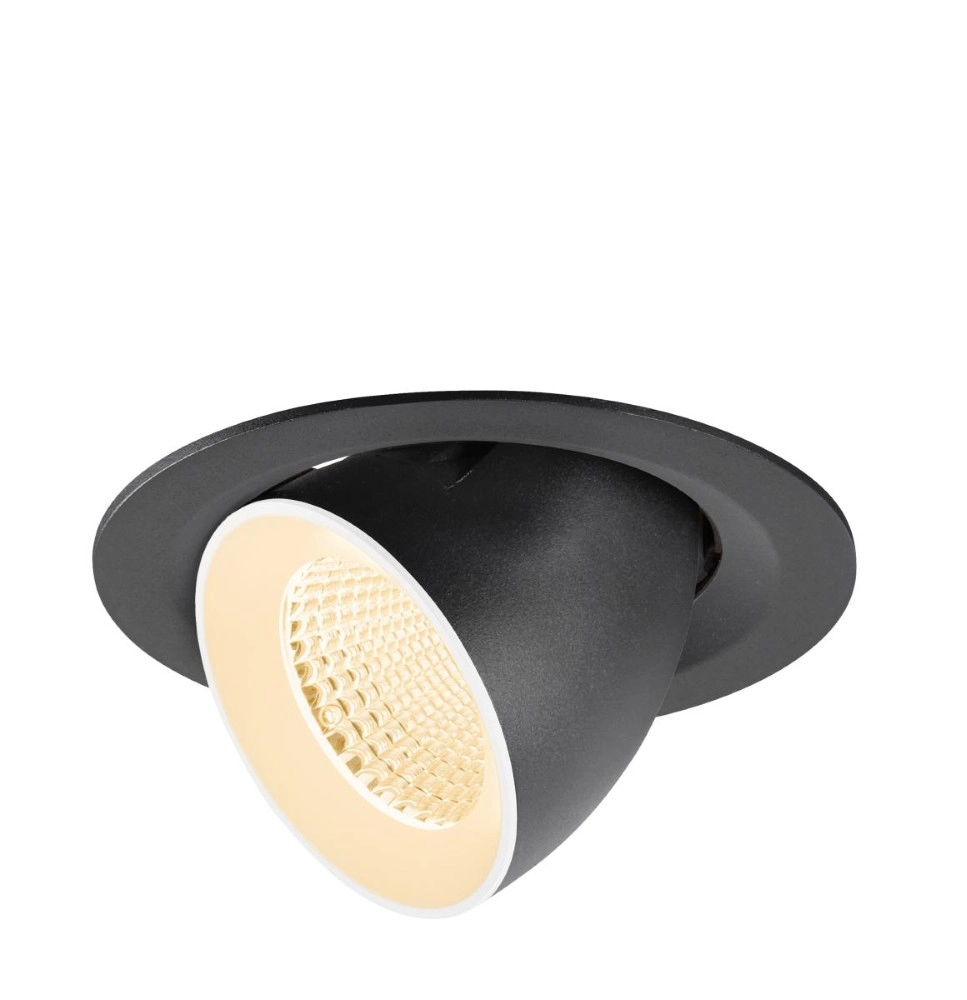 Inbouwspot Numinos Gimble M zwart/wit 2700K - 40gr SLV 4024163312097