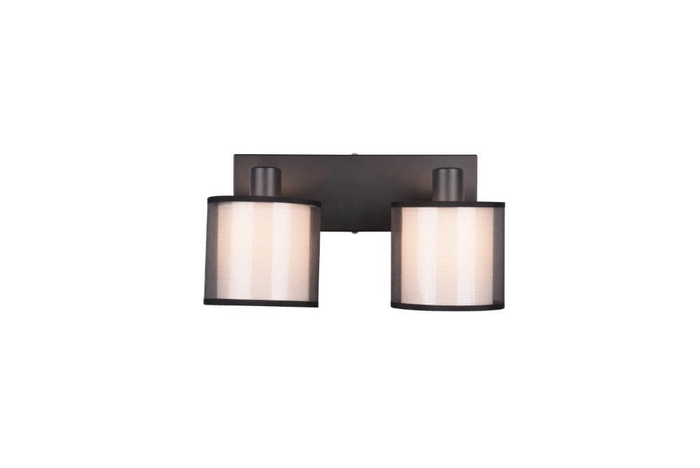 Zwarte plafondlamp Burton 2-lichts Trio 4017807538359
