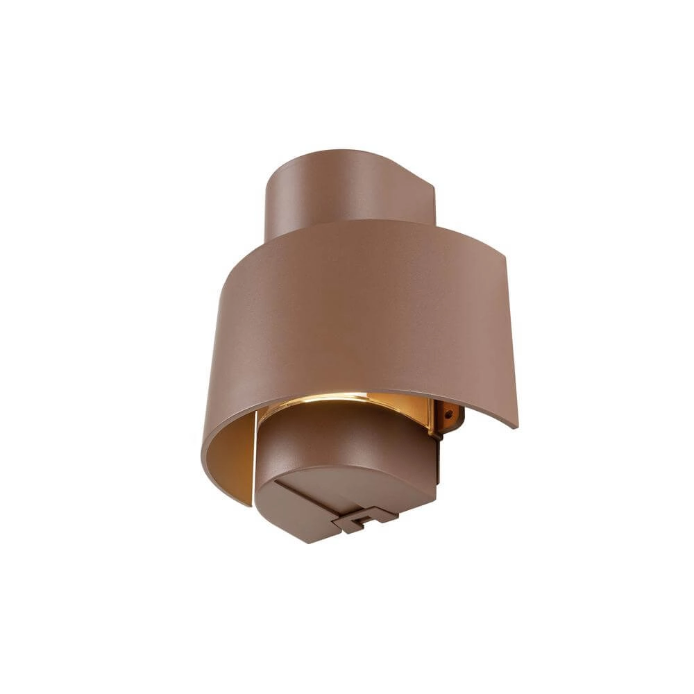 Design wandlamp Photoni Cyl roestbruin