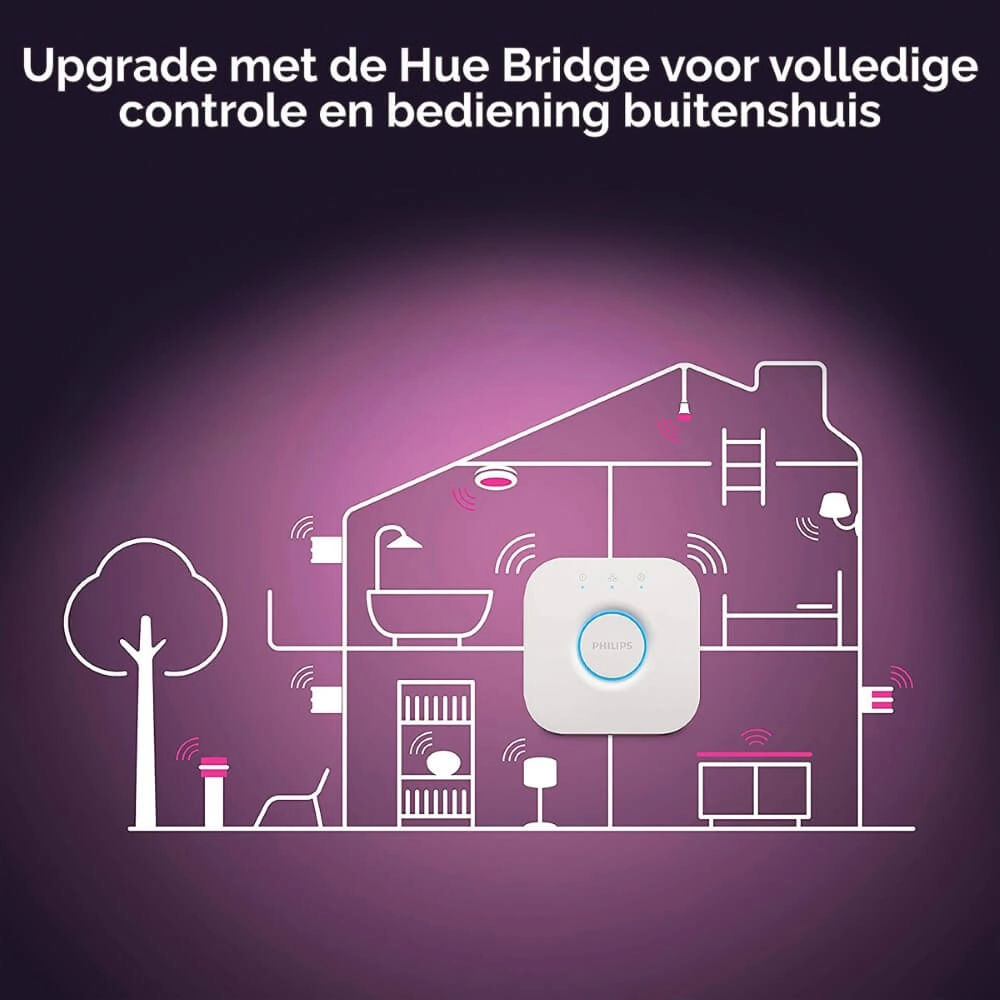 Inbouwspot Hue Centura - White and Color set van 3 zilvergrijs Philips 8720169318854