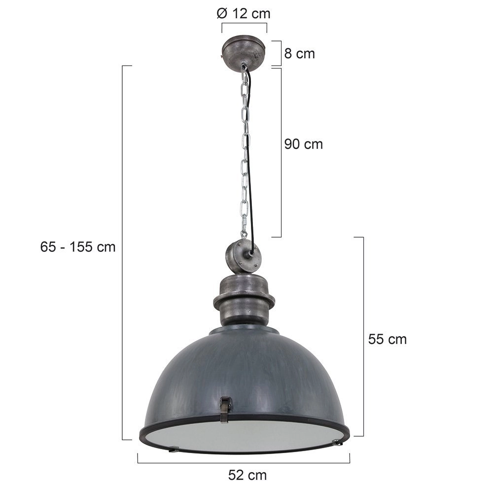 Hanglamp Bikkel XXL Industrie Steinhauer 8712746106718