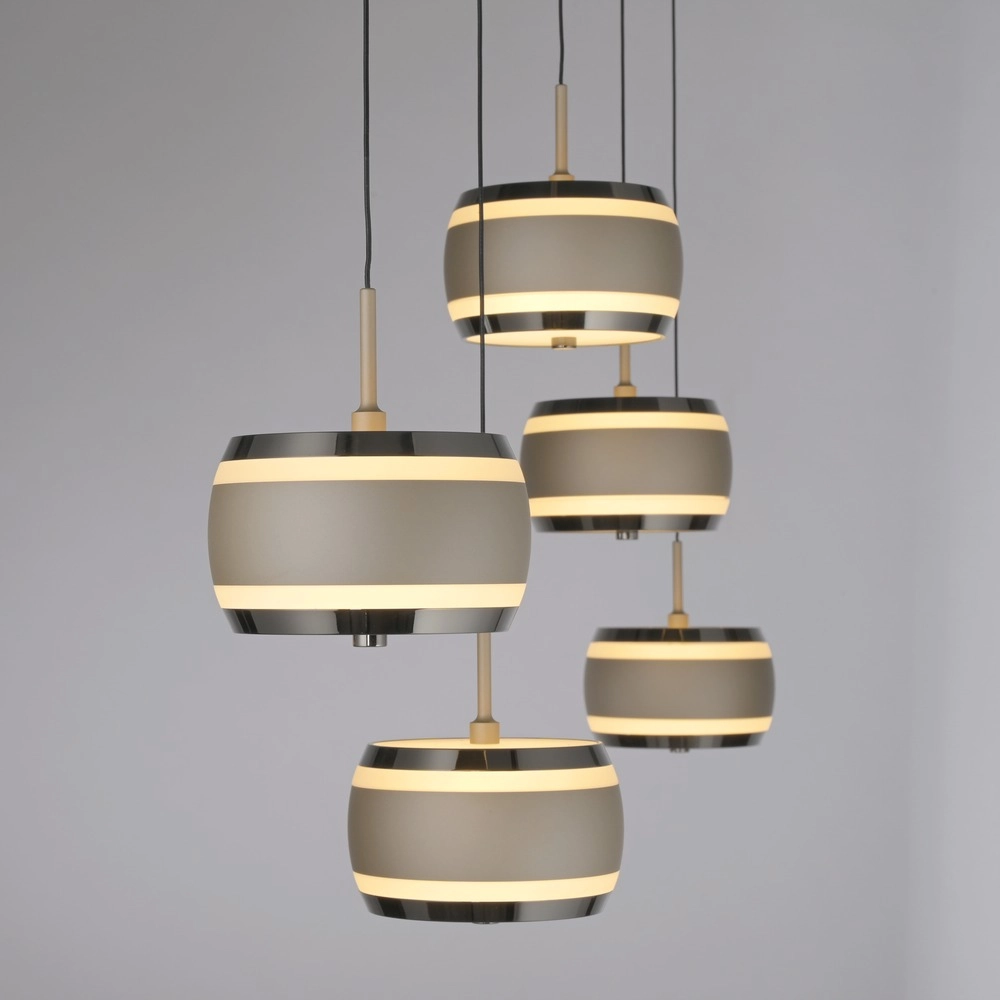 5L eettafel hanglamp Pure Falling Rings bronce Paul Neuhaus 4012248396582