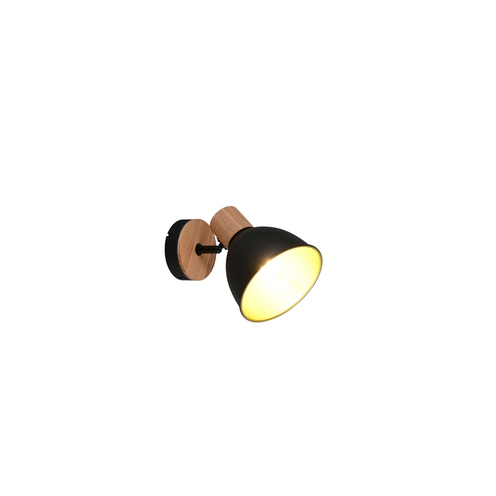 Plafondlamp Delume enkel zwart Trio 4017807672237