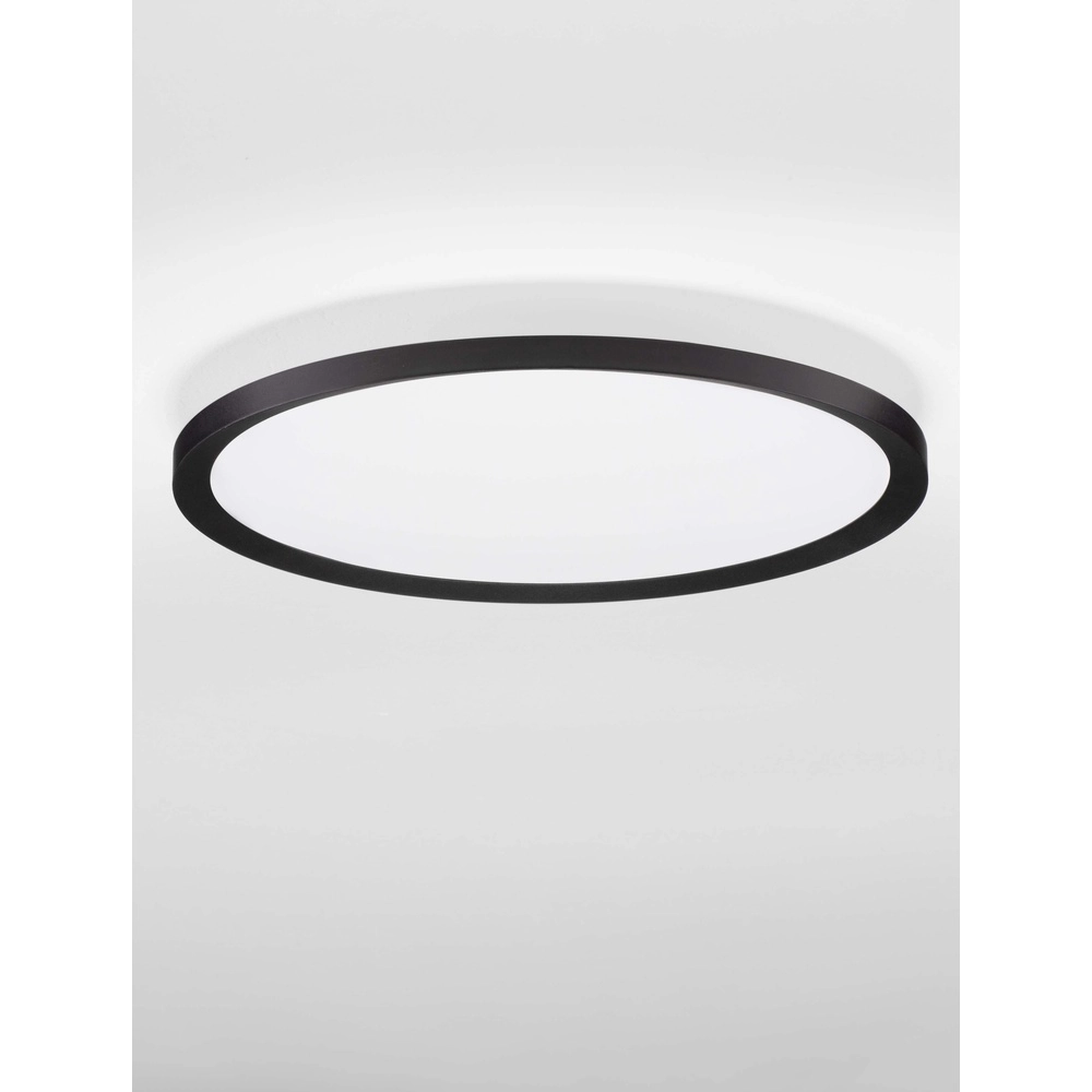 Plafonniere Aoton zwart Ø 40cm Lyora 5212017448705