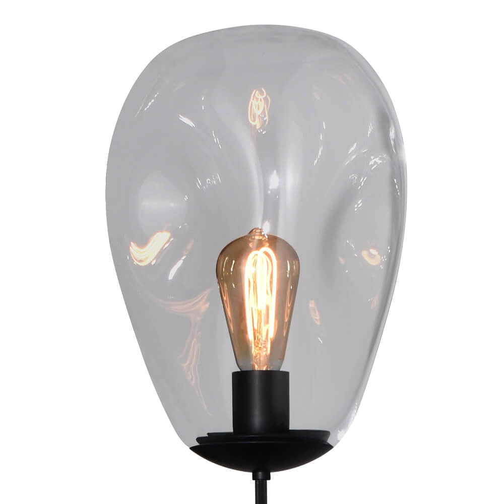 Vloerlamp Lava Ø 22,5cm helder glas Masterlight 8718121286655